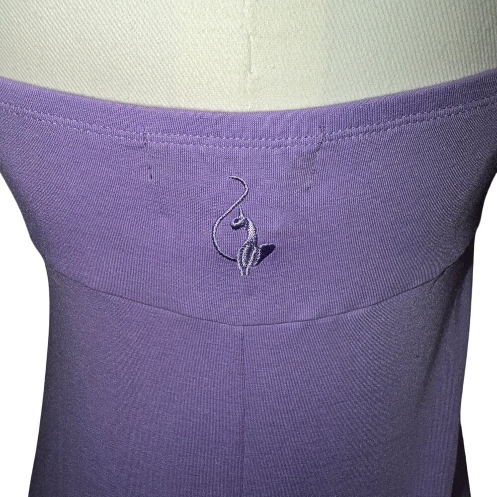 Baby Phat Vintage Y2K Strapless Studded Asymmetrical Hem Dress Purple Size L NWT - Picture 4 of 6
